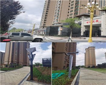 甘肅平?jīng)鲂率兰o(jì)集團(tuán)世紀(jì)花園庭院燈路、景觀路燈項目